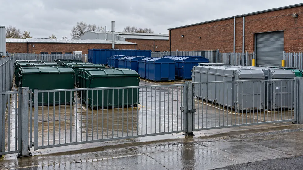 Asbestos Disposal equipment or setting in a British building